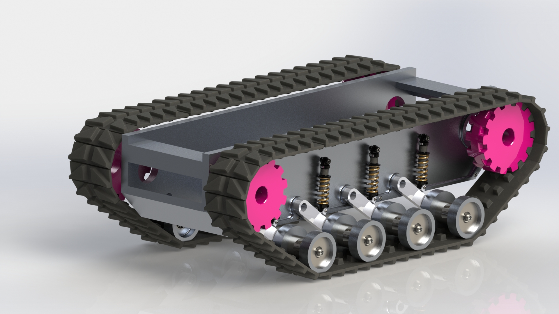 自动翻斗履带车